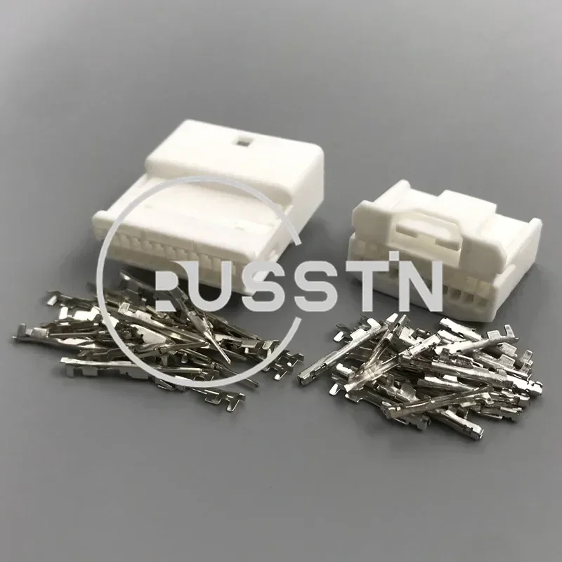 1 Set 22 Hole Auto Navigation Reversing Mirror Wire Connector 6098-3885 7283-4578 Automotive Audio Socket AC Assembly For Nissan