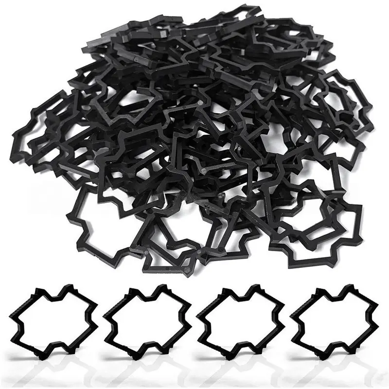 Pack of 100 Cable Holder Universal 22-50 mm Loop Anchors Cable Clip, Dowel Clamp Clamp, Cable Attachment