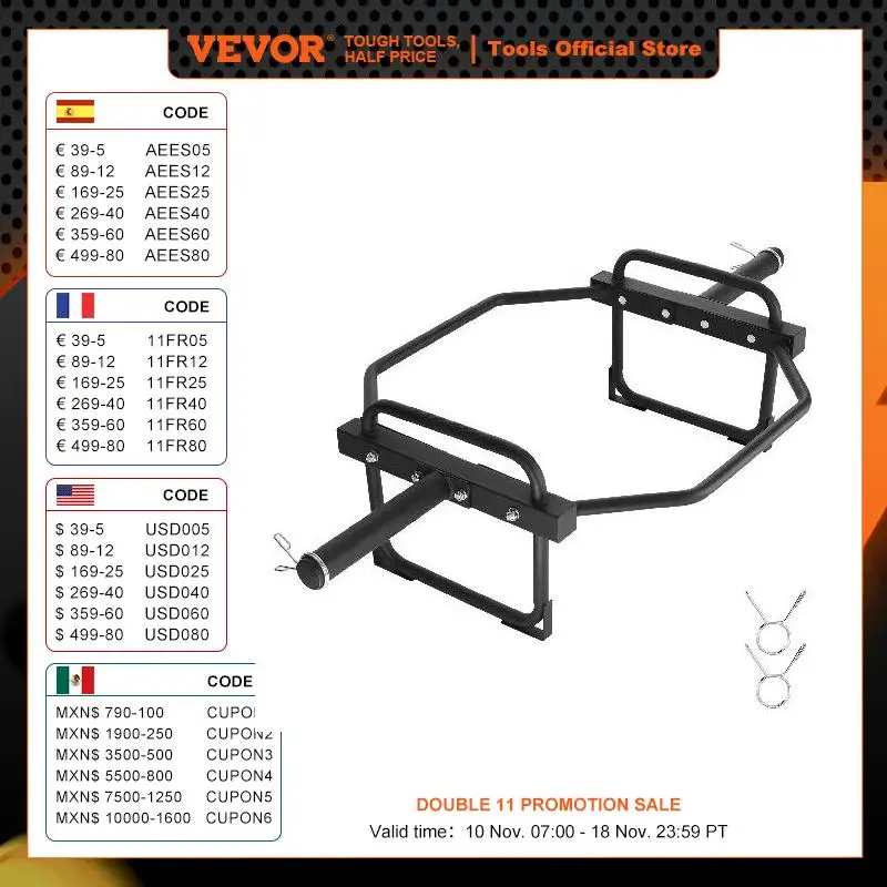 VEVOR Trap Bar Hex Barbell Trap Bar 55.7