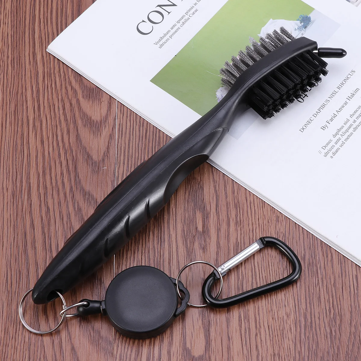 

2 Sided Lightweight Club Brush Cleaner Tool for Golf Equipment Groove Professional