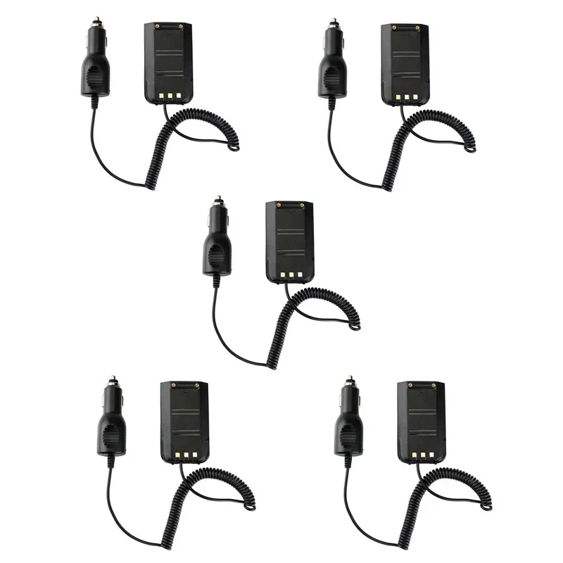 

Lot 5pcs Car Charger Battery Eliminator 12V-24V Walkie Talkie Accessories For TYT MD-380 MD380 MD380GPS RT3 RT3S J9110J Radio