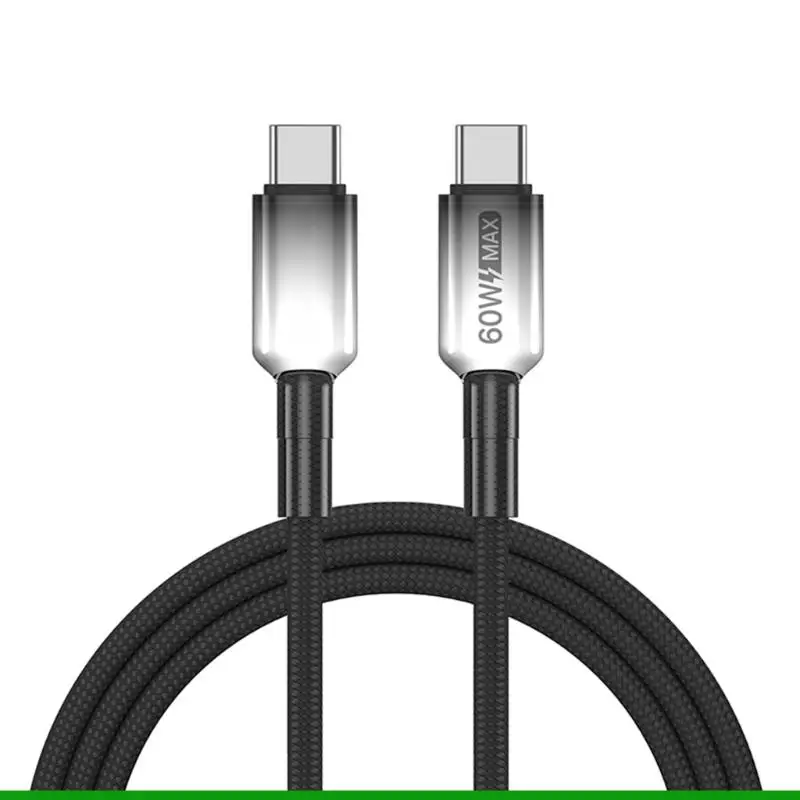 U55C 60W Type C Charging Cable Fast Speed Data Sync 480Mbps for Various Gadgets