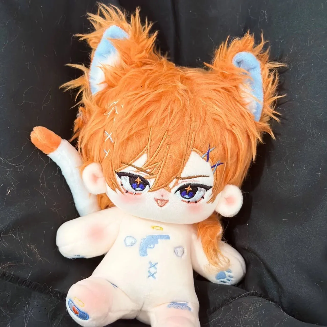 

20cm Cute Game Nakahara Chuuya Plush Doll Body Cartoon Dress Up Clothes Figures Plushies Cosplay Anime Toys Gift