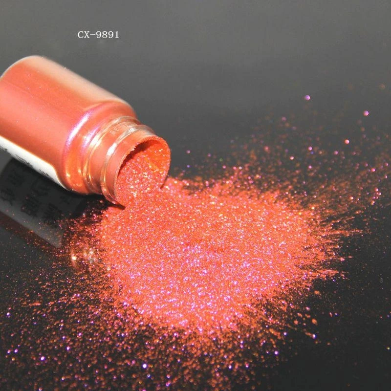 91AC Pearlescent Pigment Color Shifting Mica Powder Pearl Pigment Powder for Soap Making Art Lip Gloss