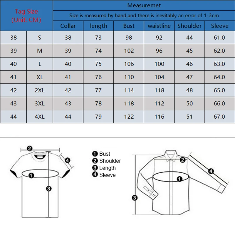 Men\'s Corduroy Business Dress Shirts Cotton Clothing Solid Color Long Sleeve Embroidery Autumn Winter New Casual Shirts Classic