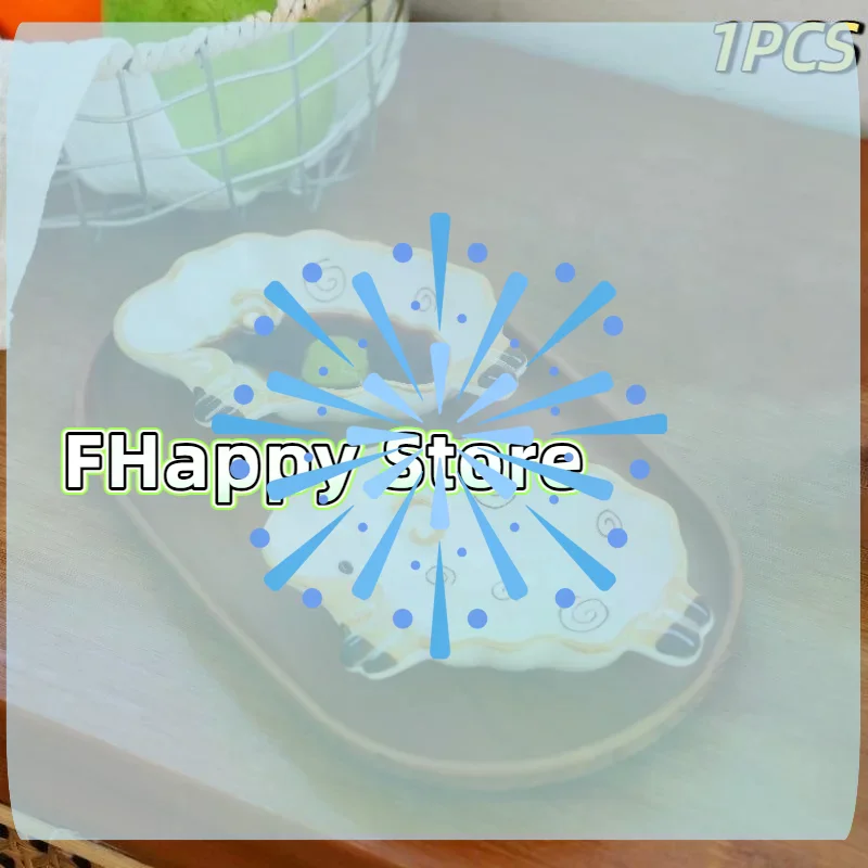 [MA]Cute Alpaca Shaped Dipping Sauce Dish Ceramic Creative Condiment Dish Small Plates Tableware Home Kitchen Supplies[MA]