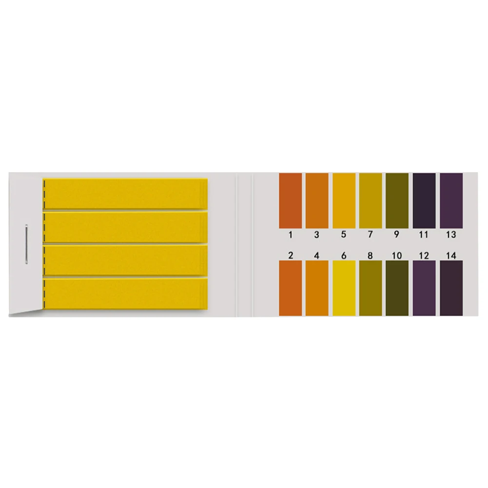 80 Pcs PH Litmus Paper with Comparison Chart PH Indicator Test Strips Precision PH Test Papers Professional for Water Urine Soil