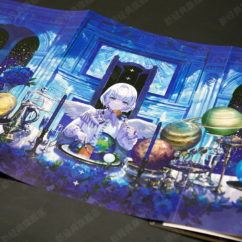 Fuji Choco Color Magician Art Book Pixiv Popular Illustrator Genshin Impact Onmyoji With Bonus Postcards Transparent Card