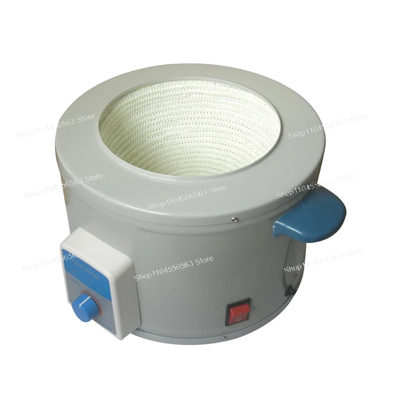 غطاء تسخين كهربائي 2000-50000 مل مع تحكم في درجة الحرارة، سخان قارورة مستدير للمختبر 220 فولت للتقطير الكيميائي والارتداد