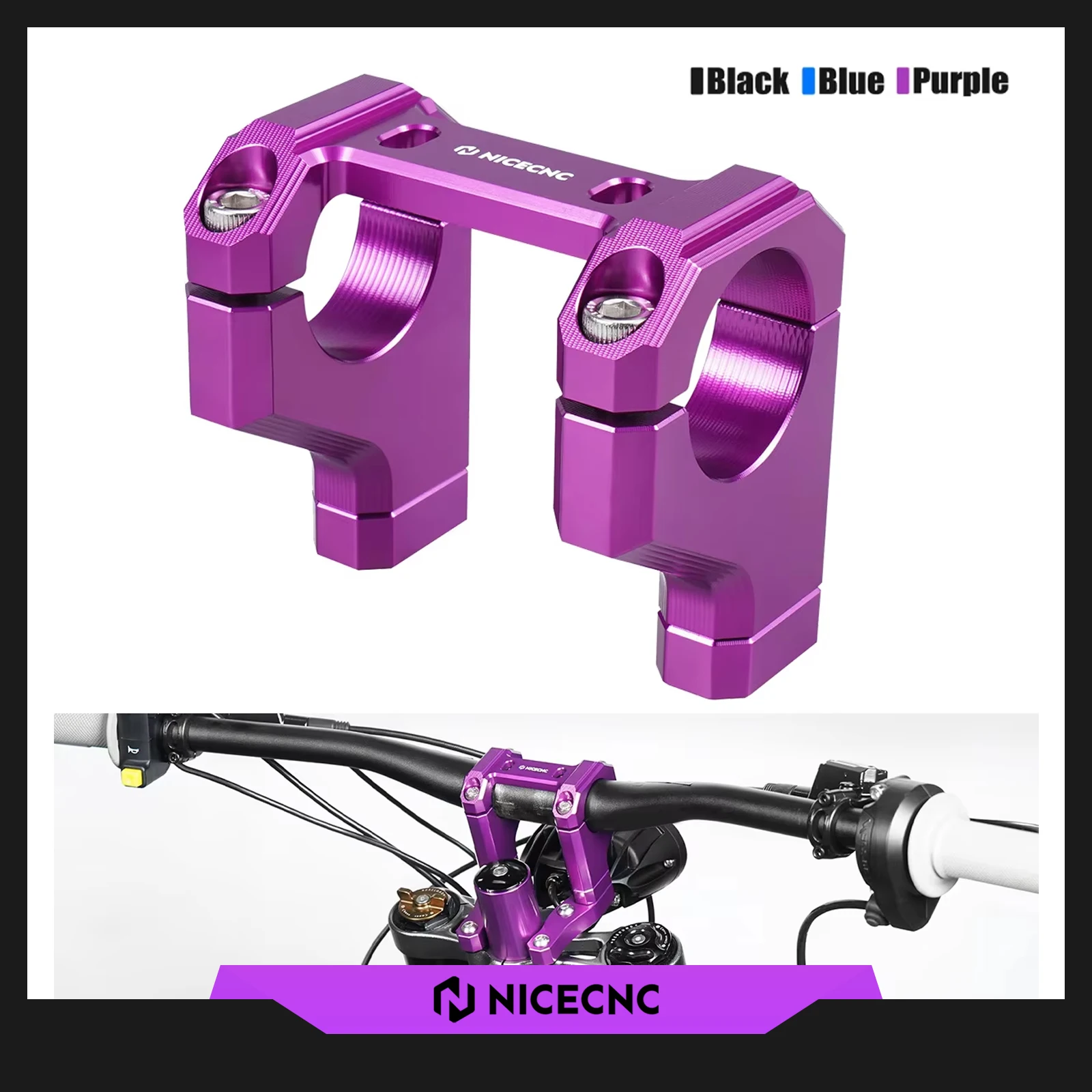 

For Surron Electric Bike Front Handlebar Bar Riser Mount Bracket For 2025 2024 Surron Light Bee X S L1E Surron Light Bee Parts