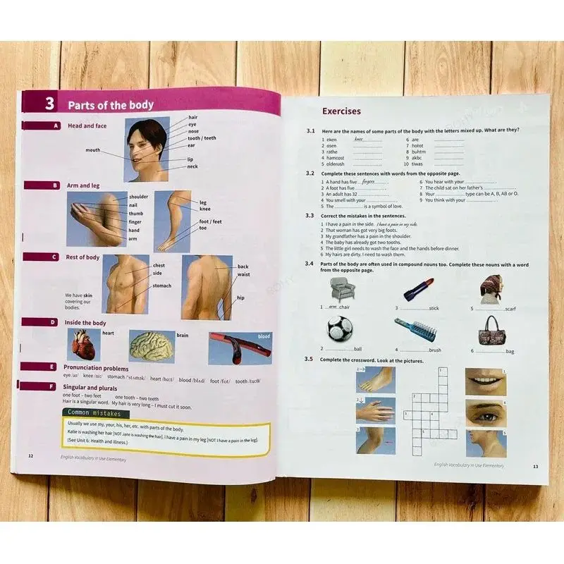 4 tomy Cambridge English Vocabulary in Use: Pre/Upper/Elementary/Advanced z audio, darmowa wersja kolorowa