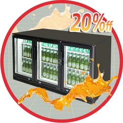 Enfriador de exhibición de botellas de cerveza comercial, puerta de vidrio, encimera, mesa, Mini Bar, refrigerador, puerta de vidrio, escaparate de refrigeración por aire