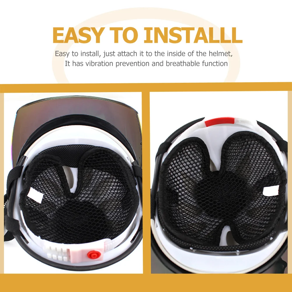 

2pcs Liner Pads 3D Honeycomb Breathable Inner Pad Shock Absorption Fit For Bike Motorcycle Electric Bicycle Riding Gear