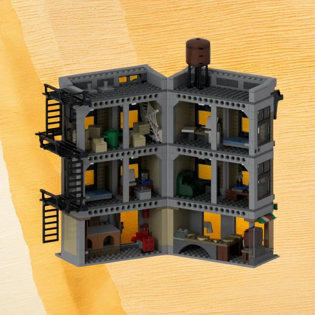 

681 шт. MOC Питер Квартира (комплект) Пауки Мужская сцена Реставрация фильмов Детали интерьера Модель DIY Строительные блоки Подарок
