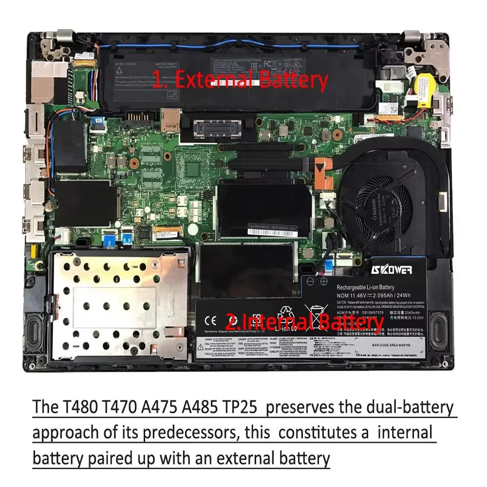 SKOWER 01AV420 بطارية داخلية لينوفو ثينك باد T470 T480 A475 A485 TP25 01AV419 01AV421 01AV489 SB10K97576 SB10K97578