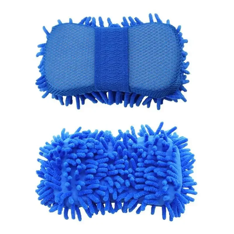 Hot Car wash gloves car cleaning sponge Car Window Cleaning Ultrafine Fiber Chenille Anthozoan Washer Sponge Brush Supplies