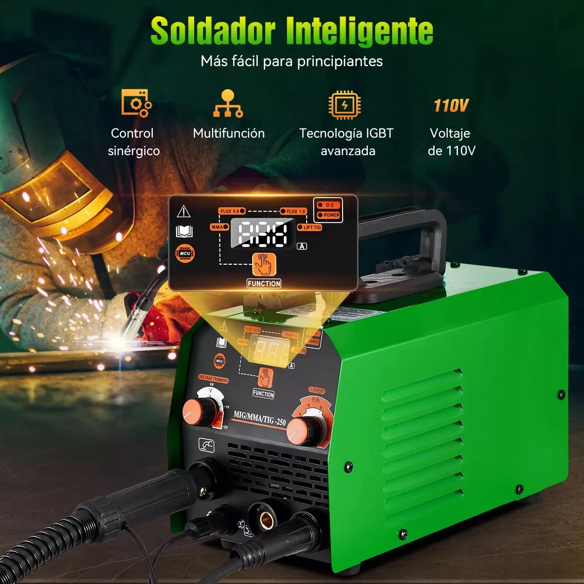 Mig 250 Airless Shielded Welding 3 in 1 Manual Welding Argon Arc Welding Machine 220V 110V