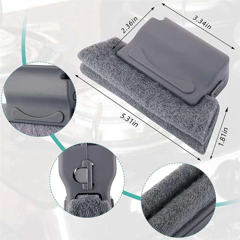 

ABVG-Magic Набор инструментов для чистки оконных дорожек, набор щеток для чистки оконных канавок, набор инструментов для чистки щелей и канавок