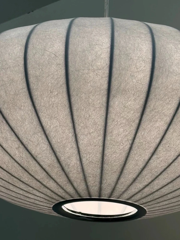 Designer Style Simple and Advanced Wabi Sabi Pumpkin Round Decorative Chandeliers for Tea Bedroom Dining Living Study Room