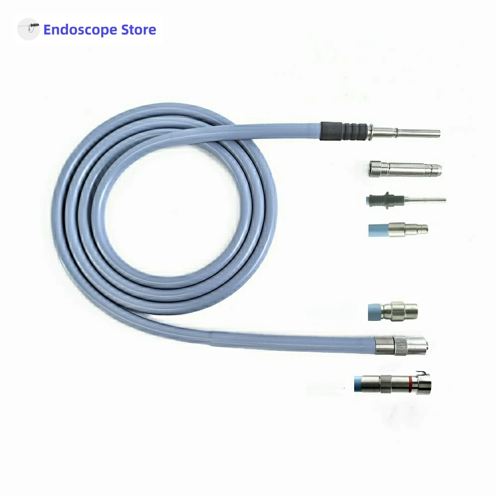 Endoscope Light Source Optical Fibers Cables Φ4mm 1.8m 2m 2.5m 3m Fit Storz Wolf Olympus Stryker Interface