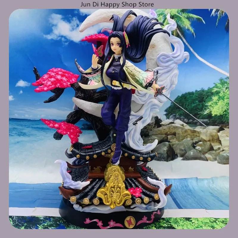 

Demon Slayer Kocho Shinobu 39cm Light-Up PVC Anime Figure Statue Desktop Decoration Gift​​