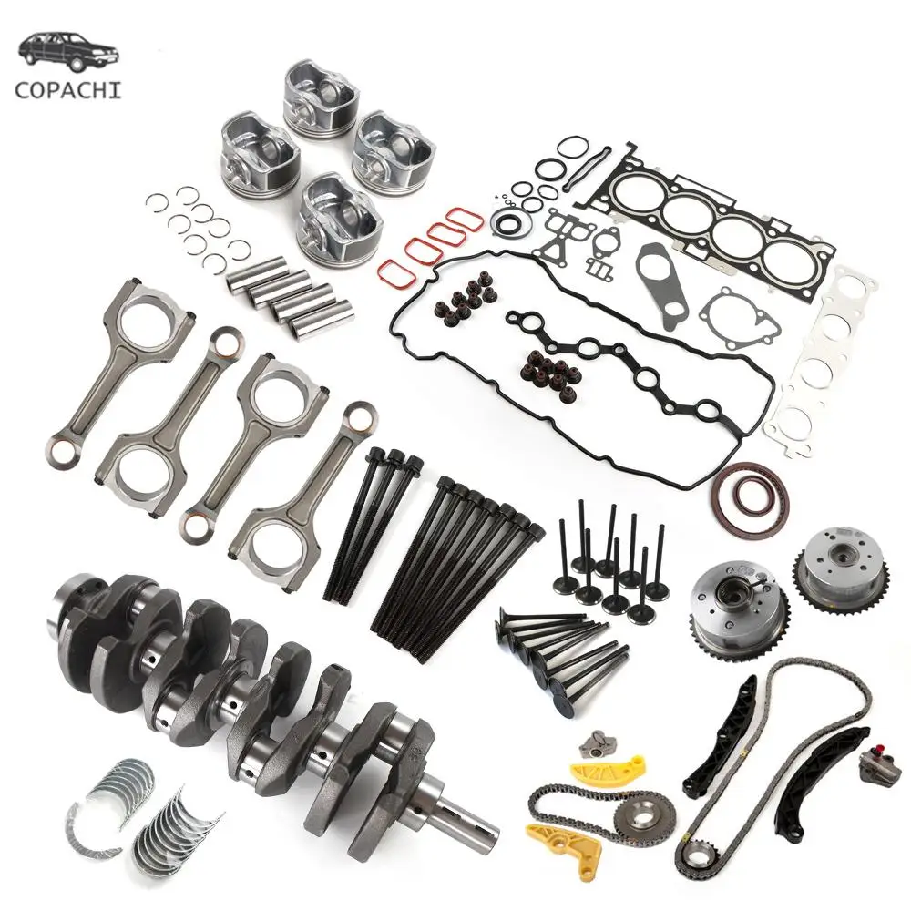 

Auto G4KH Engine Rebuild Overhaul Kit Pistons&Rings Set Timing Kit For Hyundai Sonata Tucson KIA Sportage Soul 2.0T Car Parts