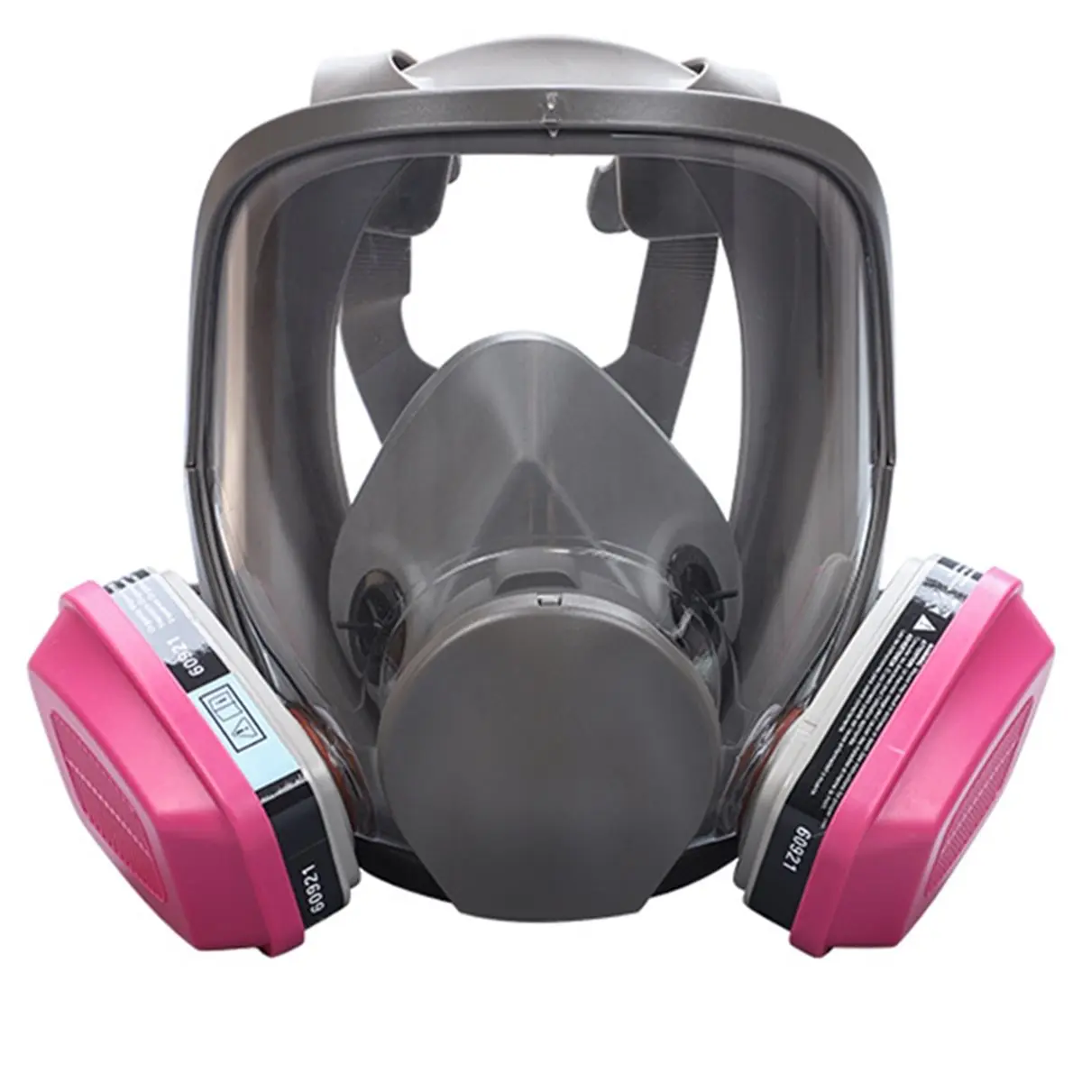 A78I Model 6800 Filter Protective Mask with 2x60921 Filter Cartridge Gas Mask for Painting Against Formaldehyde and So