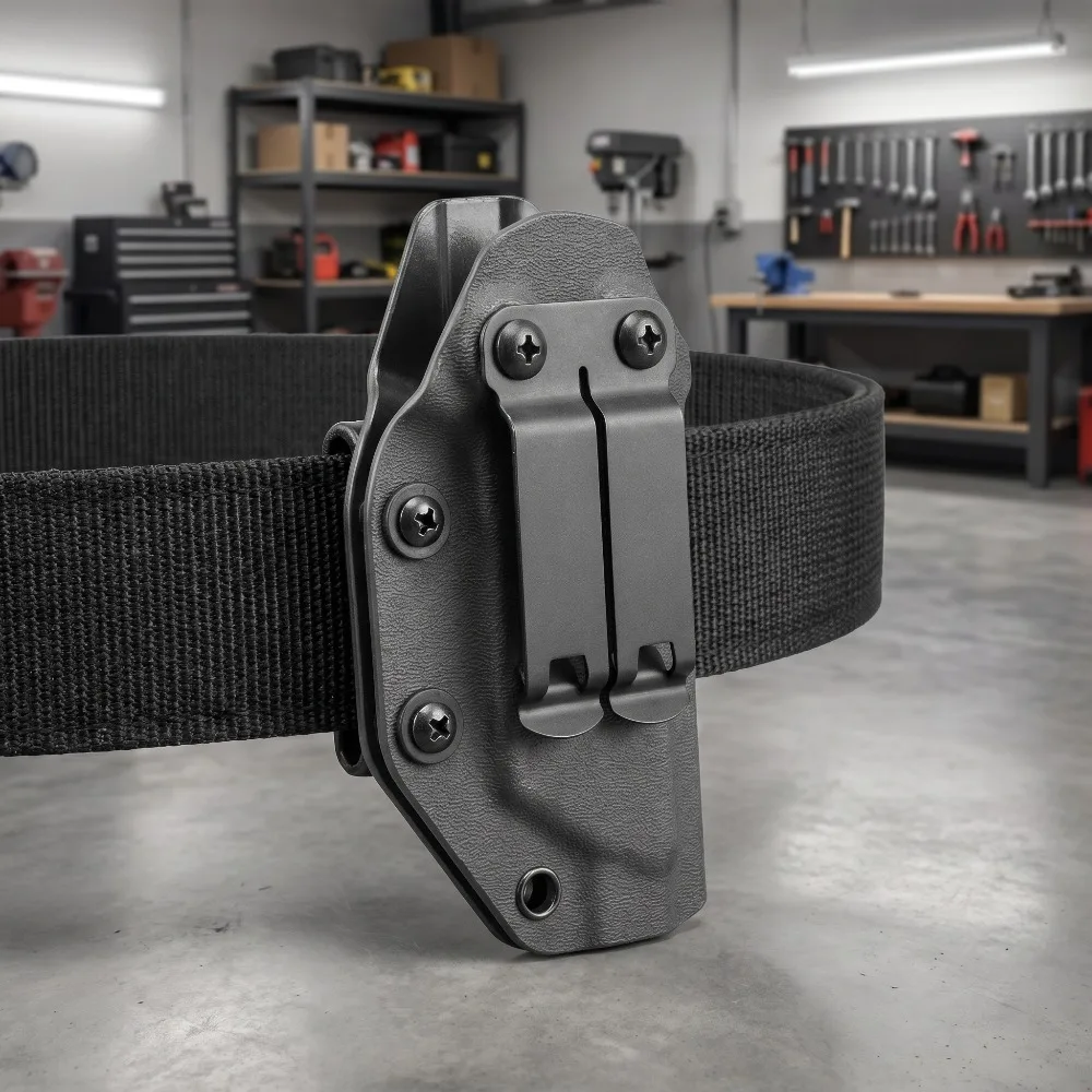 Adjustable Kydex Sheath Belt Mount Clips Outdoor EDC Camping Jungle Fixed Blade Knife Holster Modification Accessories