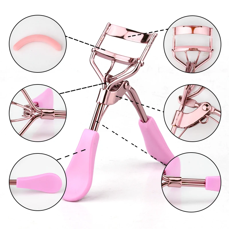 1pc Eyelash Curler Makeup Beauty Tools Long Lasting Lashes Curling Applicator Colorful False Lashes Clips Not Hurting Eyelashes