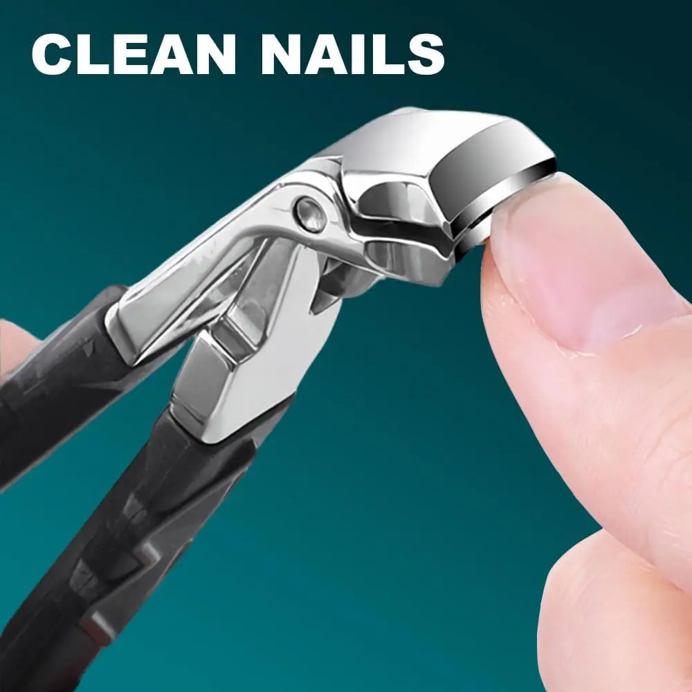 Nagelknipser für Senioren mit Langem Griff, Professioneller Zehennagelknipser für Dicke Nägel, Nagelschneider und -trimmer, Maniküre-Werkzeug – Detail 2