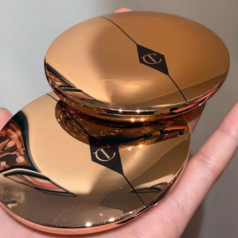 بودرة ظلال الوجه الخالية من العيوب باللون الذهبي الوردي الساخن، لوحة ظلال ثلاثية الأبعاد، تصميم طبيعي رقيق، مكياج محمول