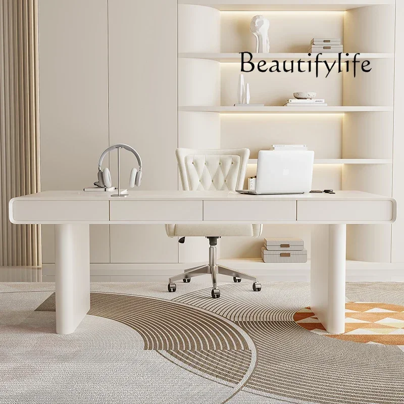 

Cream Wind Desk Small Apartment Household French Female Beauty Student Office Cashier Desk Writing Desk