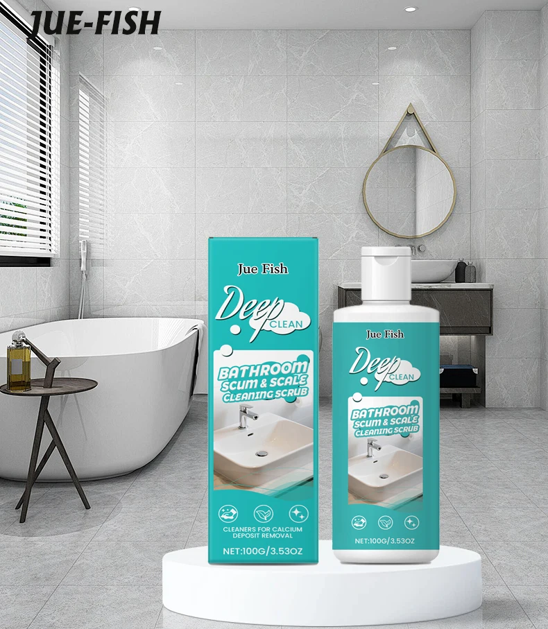 

Bathroom Scale Cleaner Quickly Remove Stubborn Scale Rust Residue Restore Smoothness Inhibits Mold Growth Toilet Descaling Agent