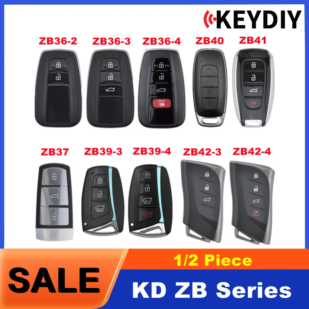 

1/2 шт. KEYDIY KD ZB универсальные смарт-ключи ZB36 ZB37 ZB39 ZB40 ZB41 ZB42 пульты дистанционного управления для Toyota/VW/Hyundai/Chrysler/Subaru/Lexus