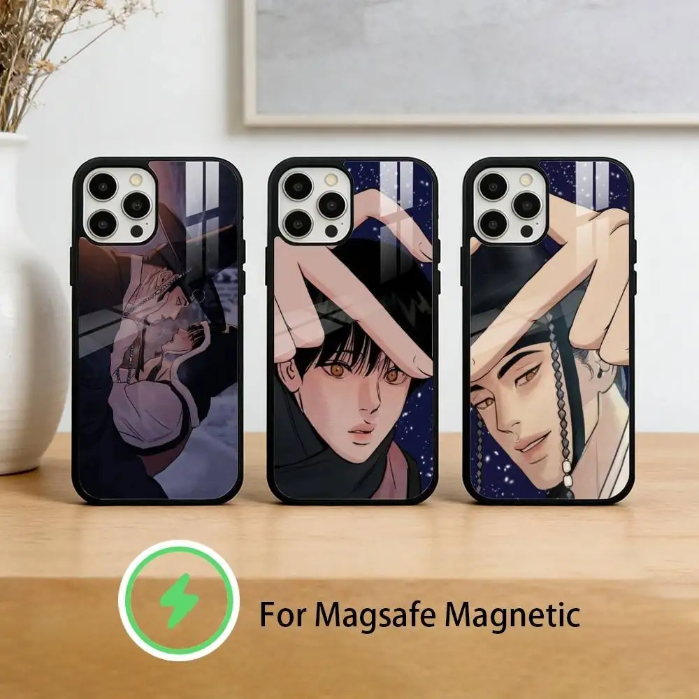 

N-Nakyum S-Seungho POTN Phone Case For iPhone 17 16 15 14 13 12 Pro Max Plus for Mirror Wireless Magnetic Cover