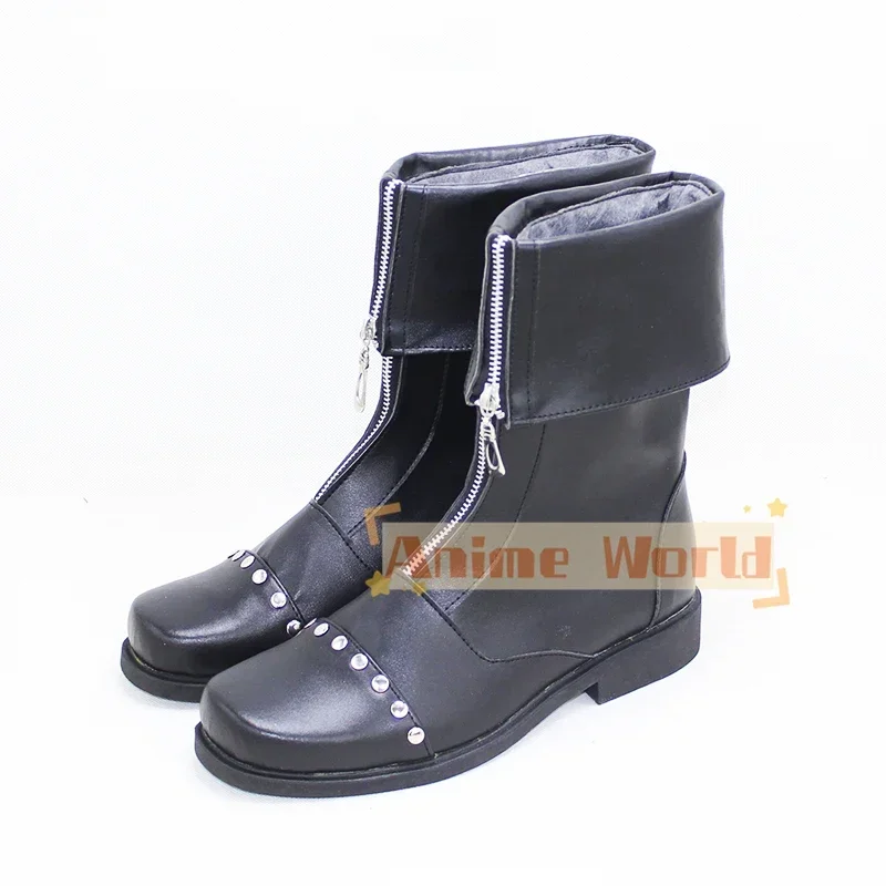 Cloud Strife Cosplay Shoes FF7 Cosplay Prop Halloween Carnival Boots PU Shoes Custom Made