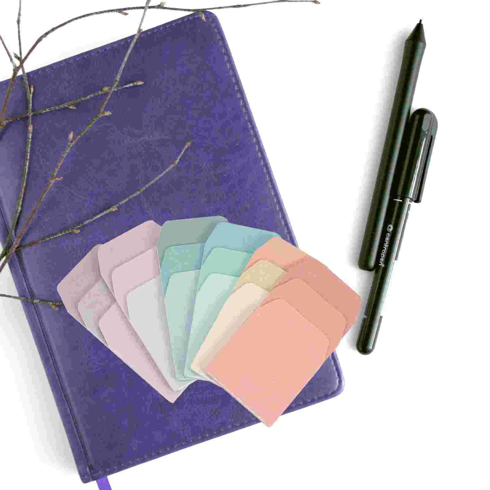 

6 Pcs Stationery Self Stick Note Pastel Sticky Tab Page Markers Index Stickers Memo Notes Gradient