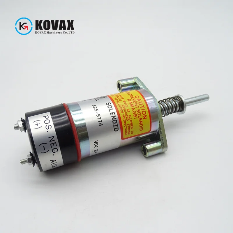 125-5774 excavator shutdown switch E330 E330B 3304 3306 close solenoid valve