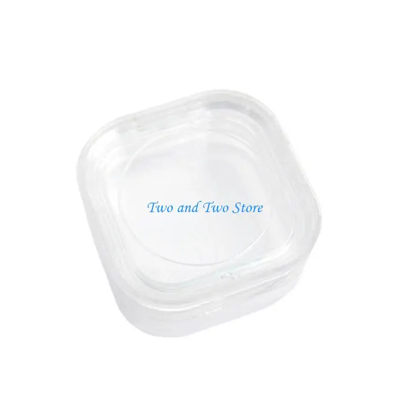 HX6F Stylish Clear Rings Earring Storage Case With Secure ABS Lock