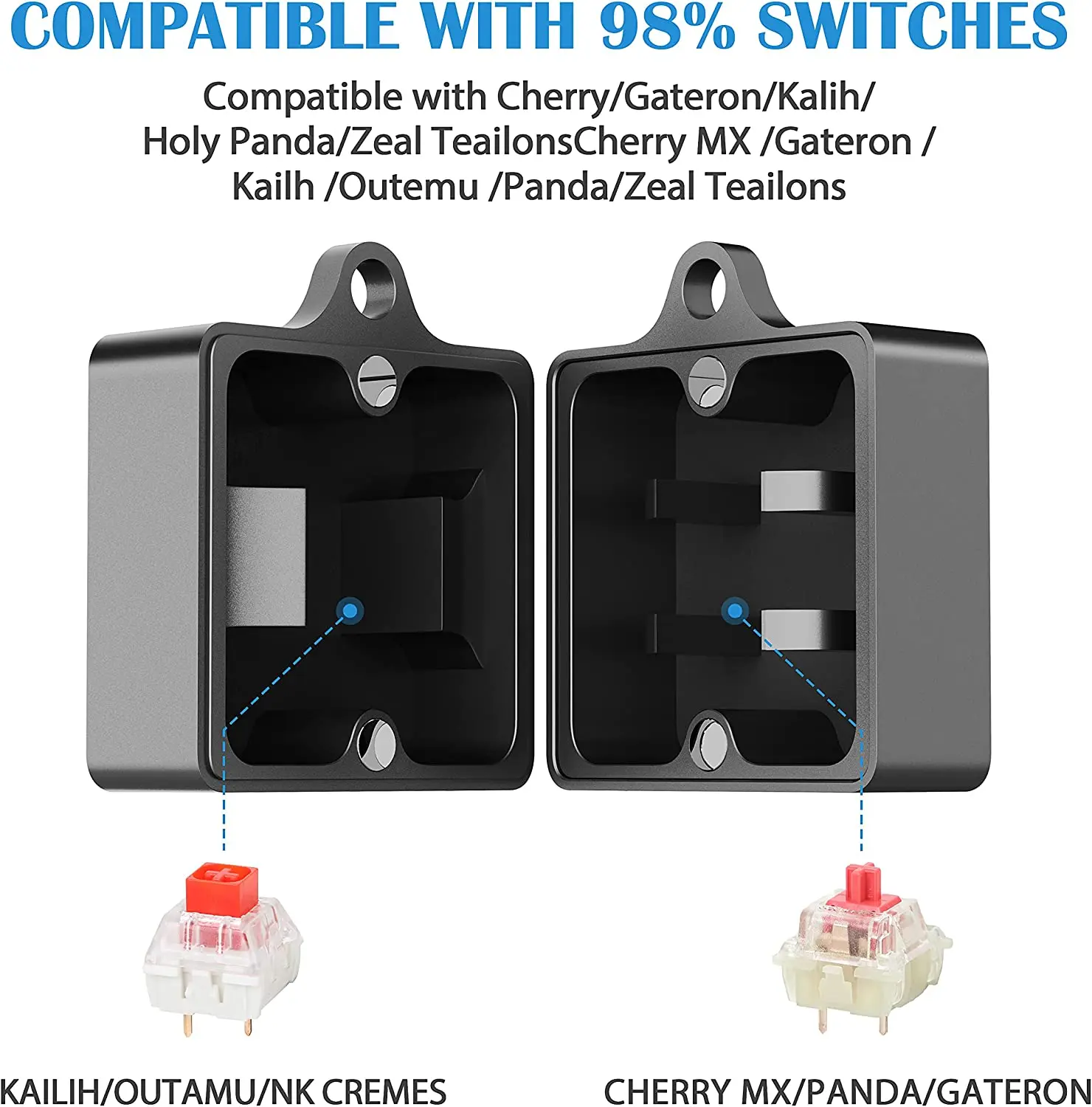 Switch Opener with Metal Magnet Aluminum Keyboard Switch Opener for Cherry MX Gateron Kailh Box Outemu Mechanical Switches