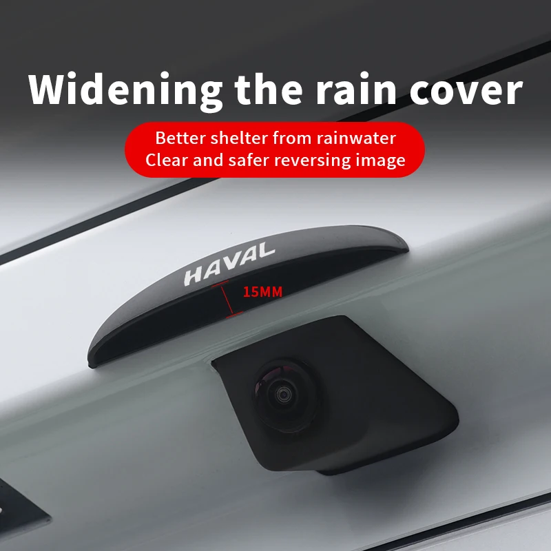 Rain‑Proof ABS Car Rear Reverse Camera Rain Cover Protective Shell Auto Exterior Accessories For Haval JOLION M4 Dargo H6 H2 H5
