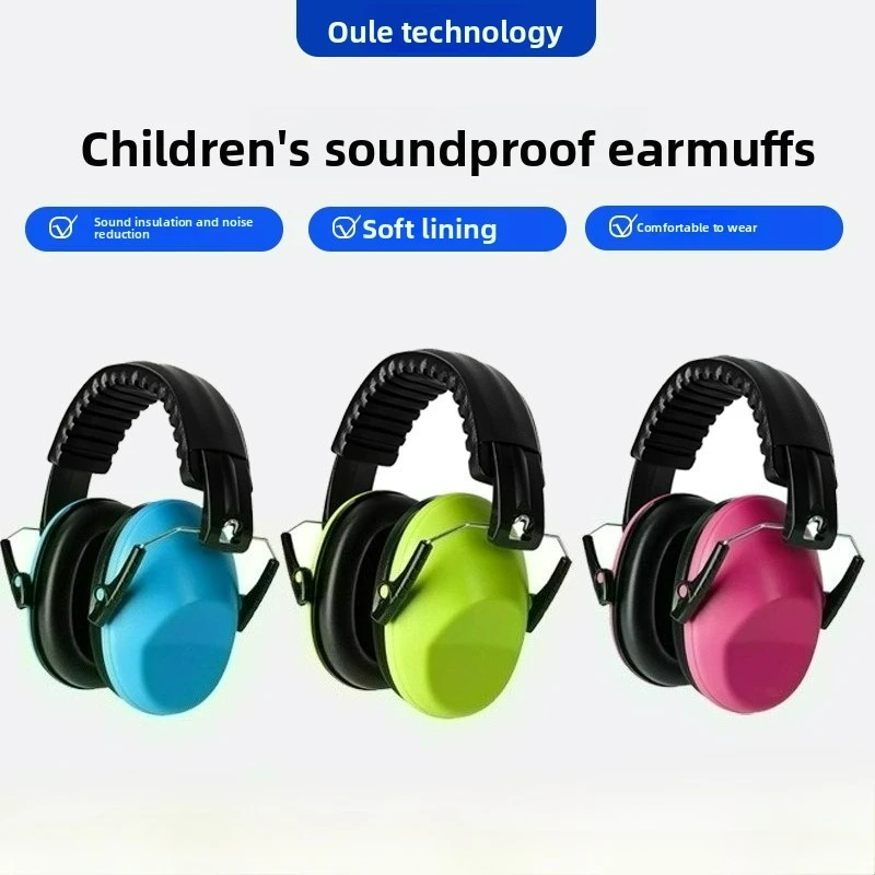 

Noise reduction earmuffs for children learning drums noise reduction head-mounted earmuffs airplane sleep earmuffs