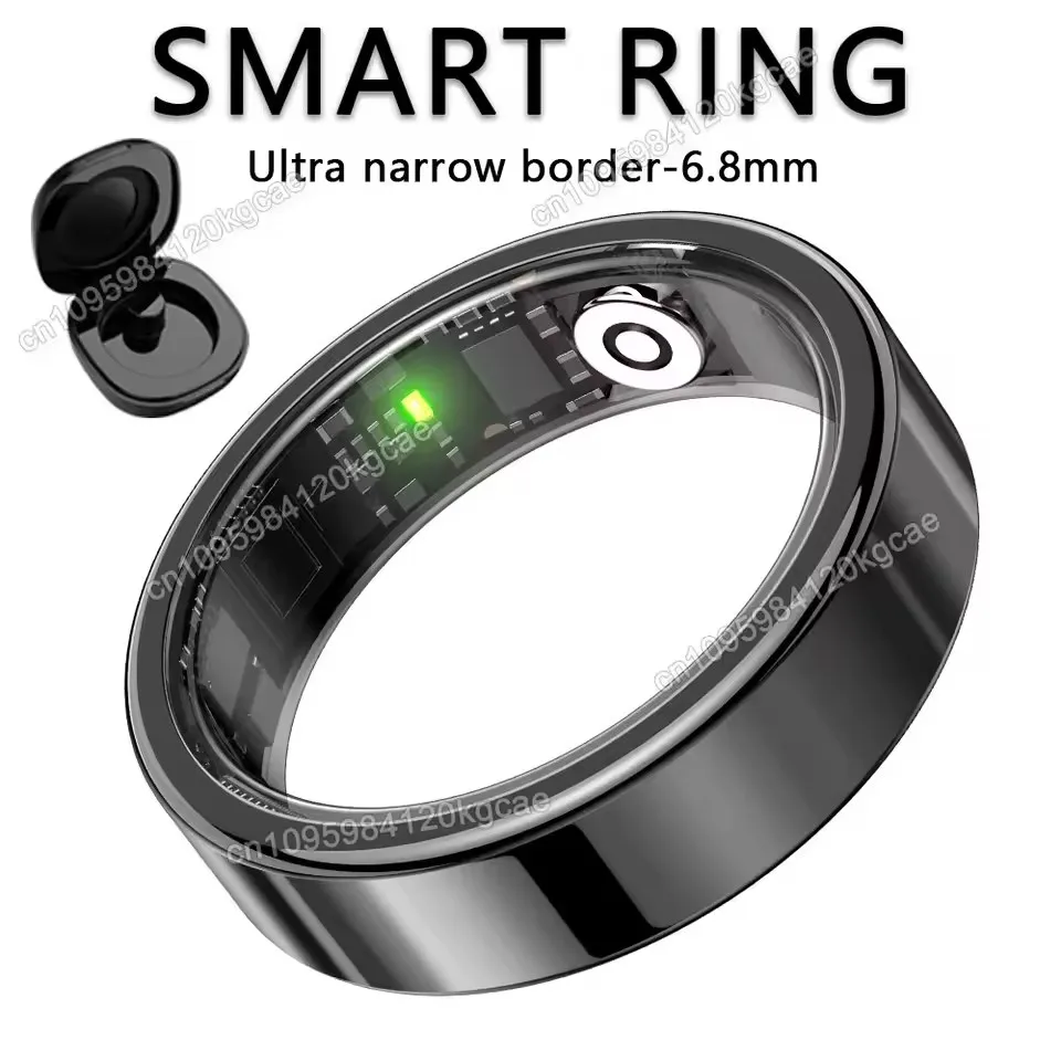 2026 Nieuwe Smart Ring Hartslag Bloeddruk Slaapmonitoring Bewegingsregistratie IP68 Waterdicht Heren Dames Smart Ring Vakantiecadeau