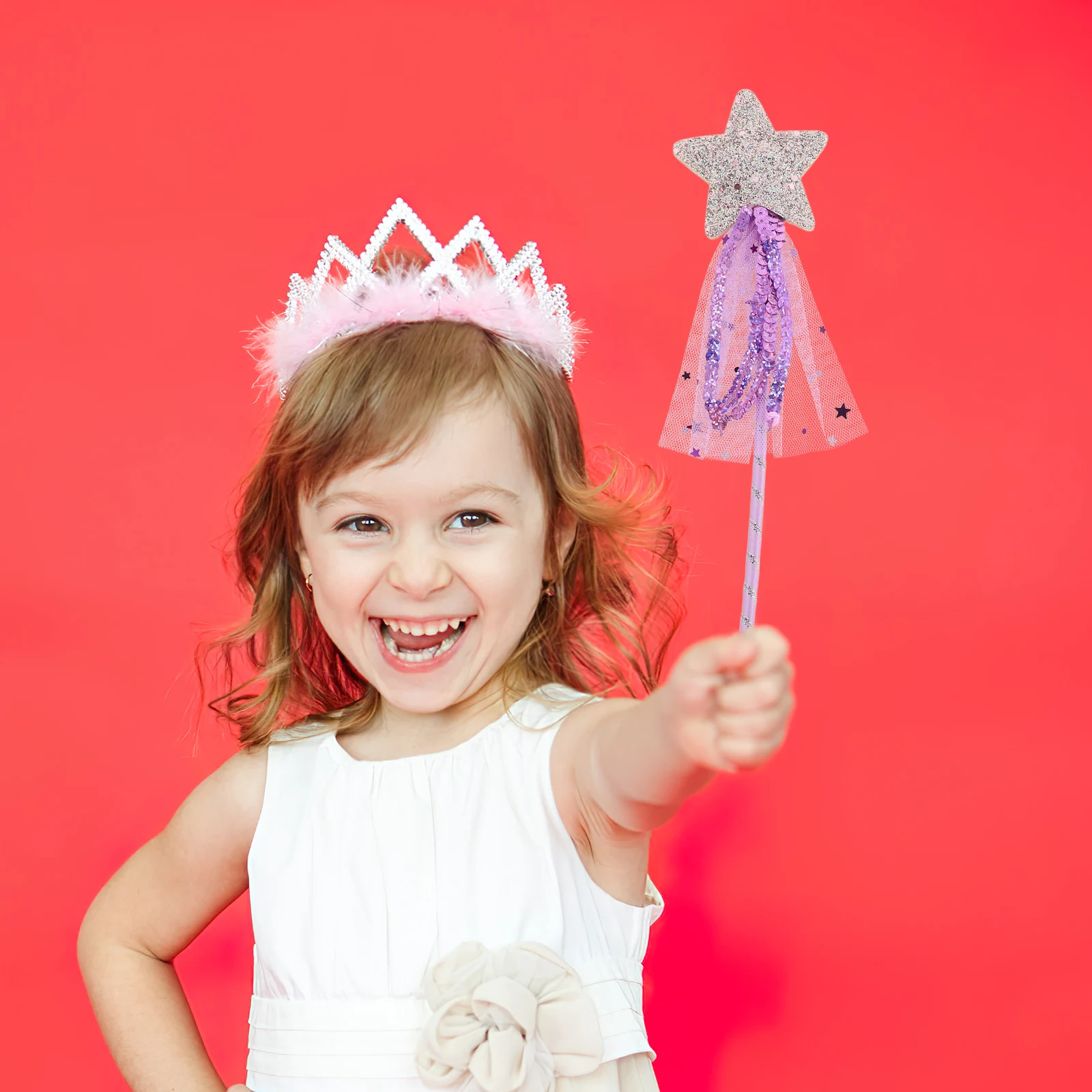 

3Pcs Children's Halloween Fairy Stick Cute Cat Teaser Birthday Performance Props Festival Party Accessory