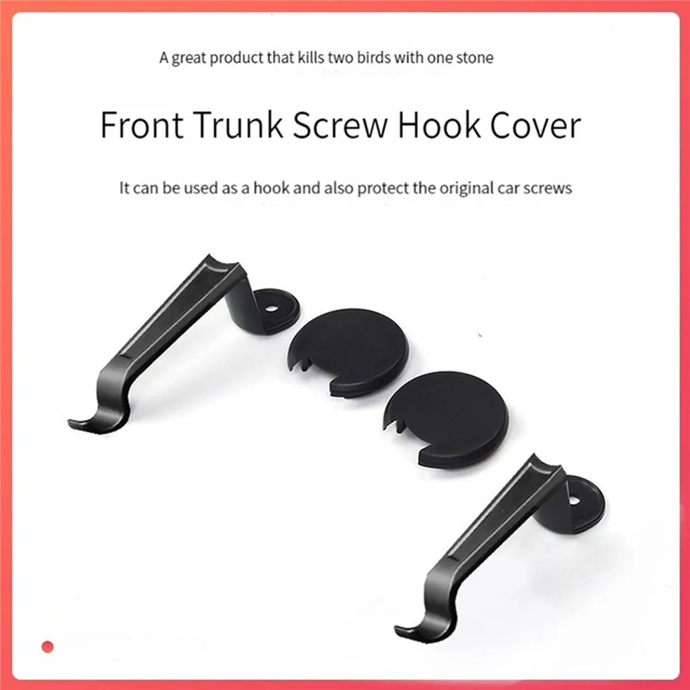 

2Pcs Hook For Model 3/Y 5KG High Load Bearing Car Part Interior Hook Umbrella Storage Bag Glasses Bracket Car Accessory