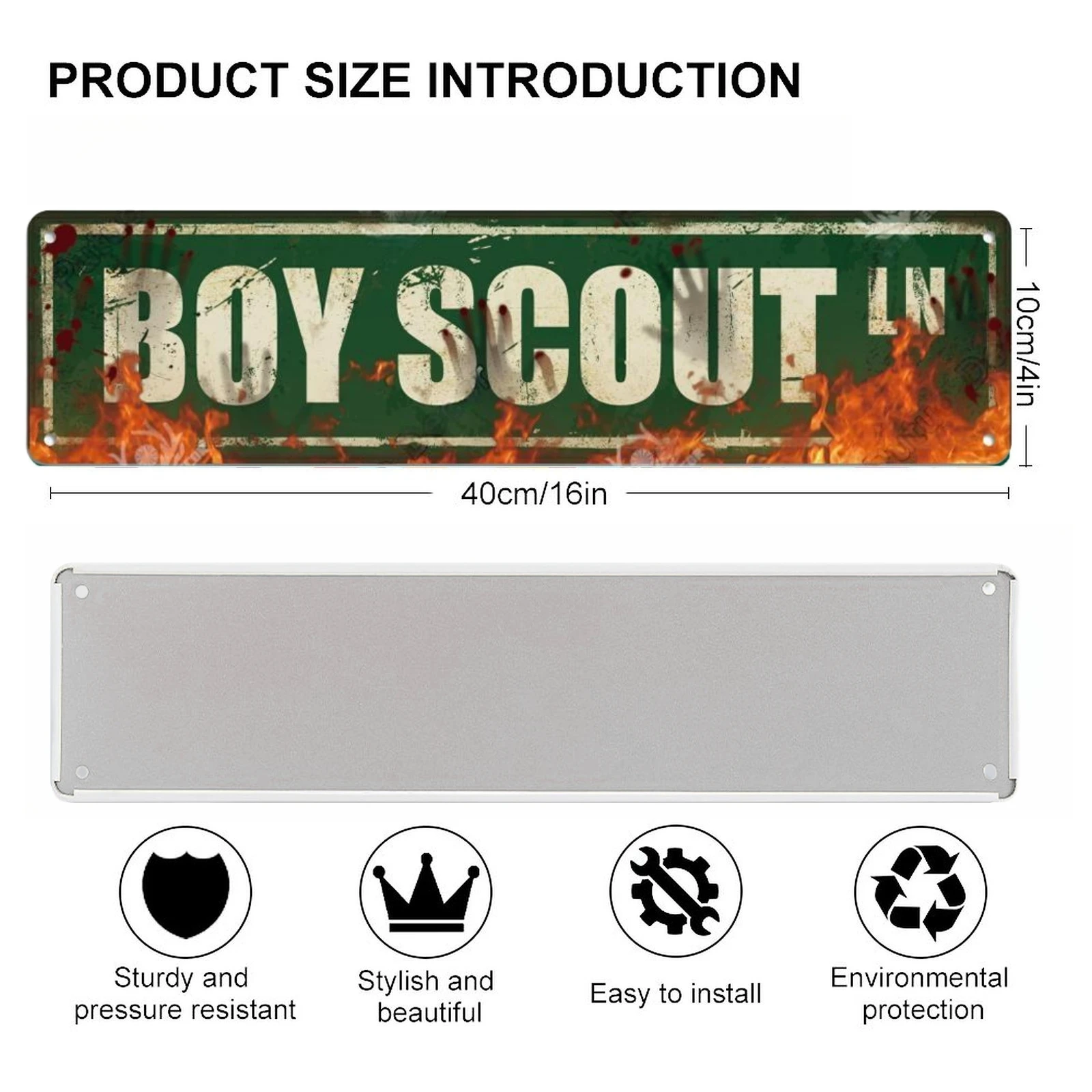 علامة قصدير معدنية عتيقة ، هدية عيد الهلع ، ديكور حائط فني للمنزل ، غرفة المعيشة ، بار ، حانة ، نادي