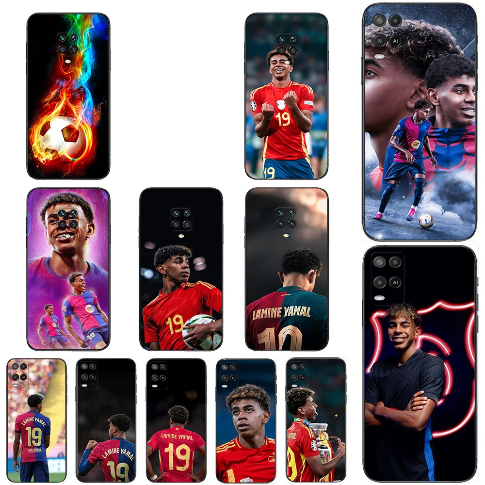 ل Redmi 12 c 13 c 14C 6 a 7A 8A 9 a 10A 10C 9C NFC K70 e K70 Pro A91 Lamine Yamal حالات الهاتف المحمول