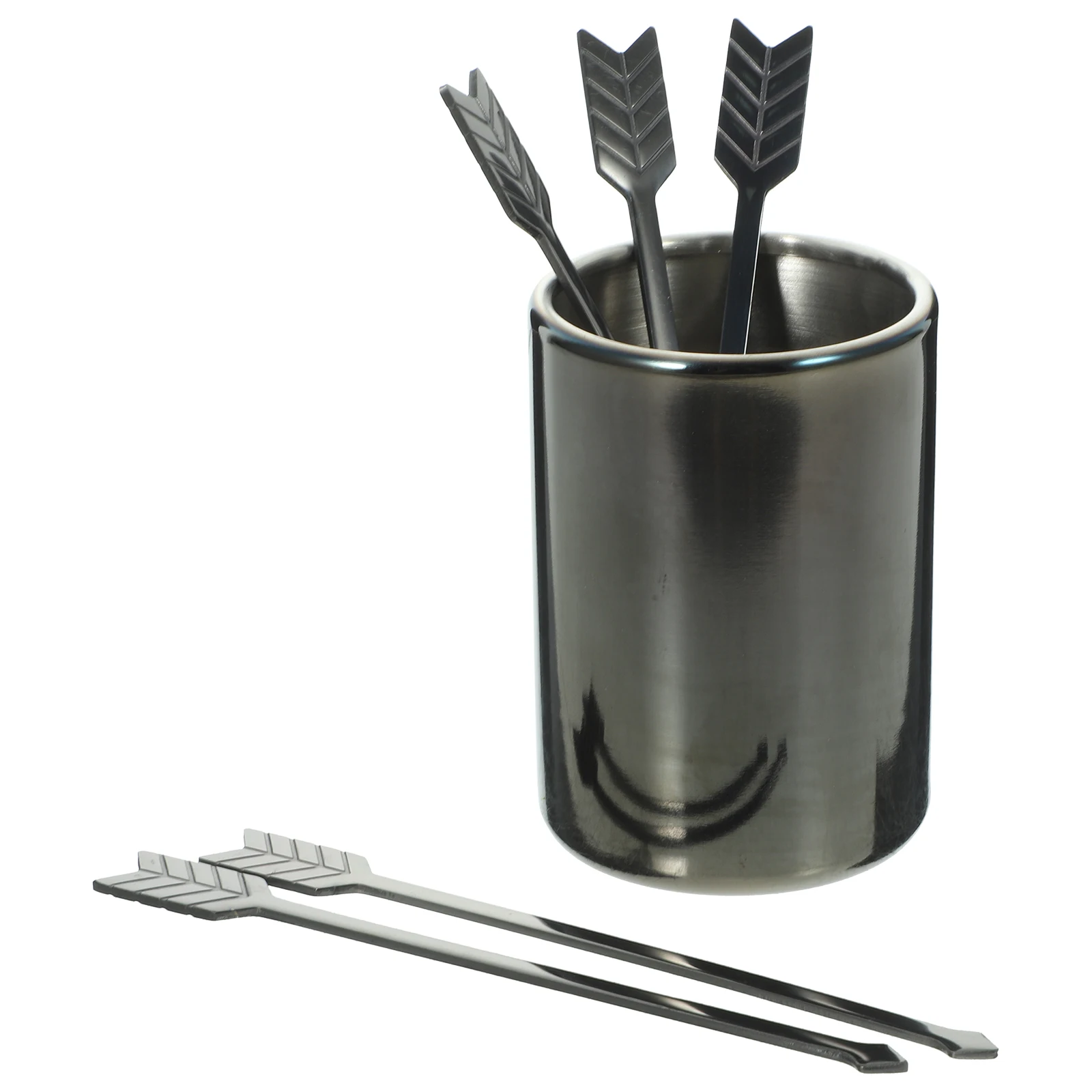 

1 set Fruit Fork Set Stainless Steel No Burrs Elegant Perfect for Parties Weddings Birthdays Bridal Showers Stir Sticks Coffee