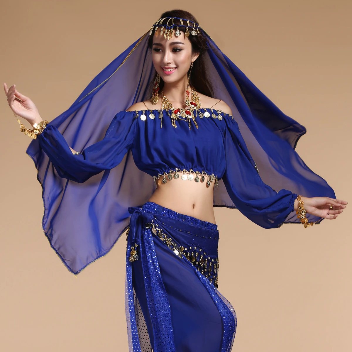 6 Colors Belly Performance Oriental Belly Dancing Clothes Bellydance Costume Stage & Dance Wear for Women Bollywood Dancewear