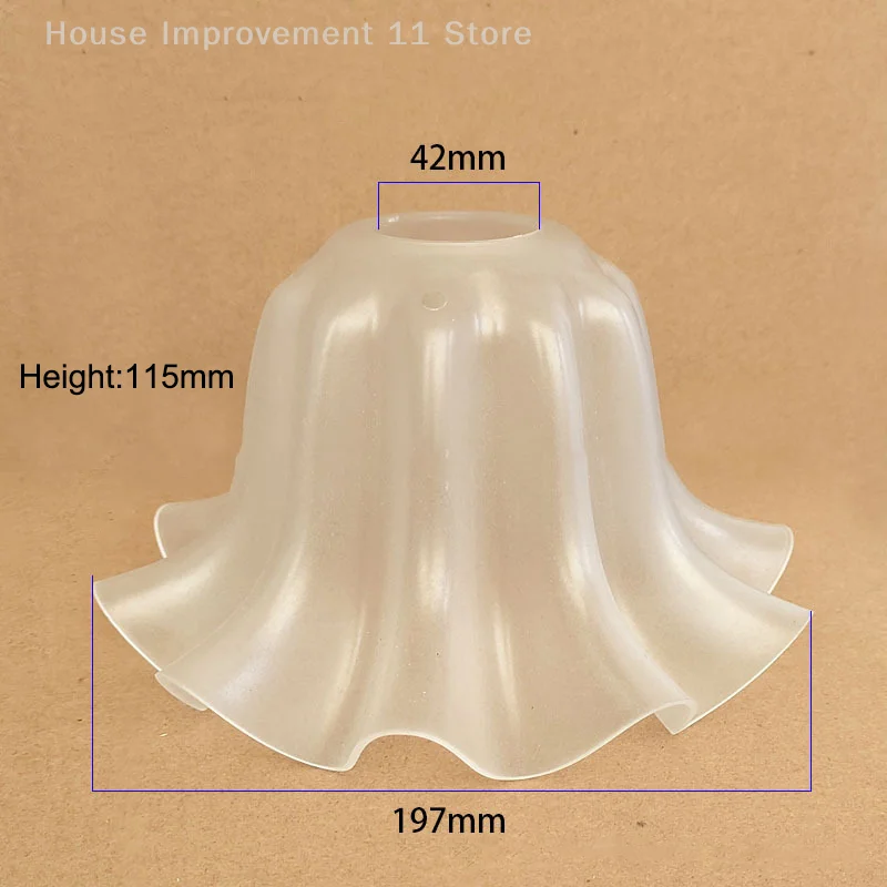 

Acrylic Bell Orchid Lampshade Hanging Lamp Accessories Table Parts DIY Wall Night Restaurant Chandelier Lampshade Accessories
